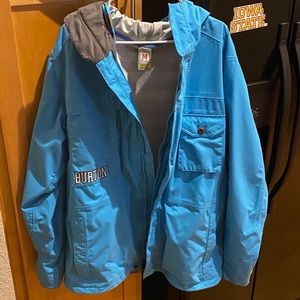 Burton Blue Snowboard Jacket Size M